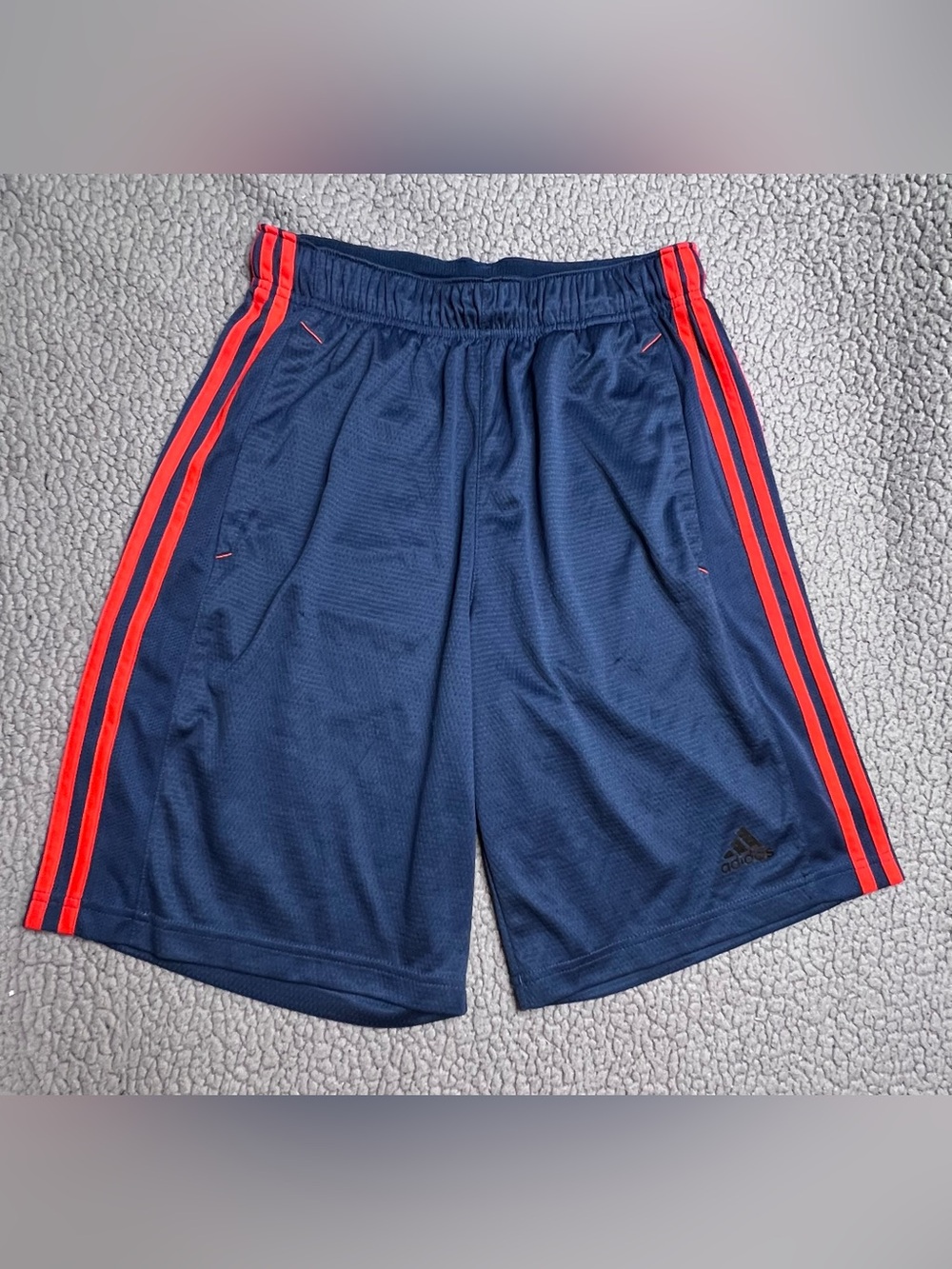 Adidas Climate Athletic Shorts Little Boys Size Small Blue And Red